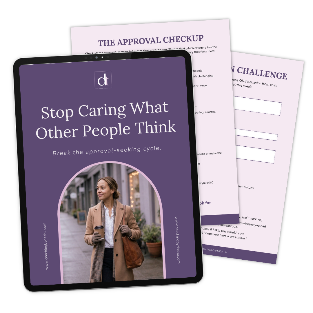Stop Caring What Other People Think toolkit